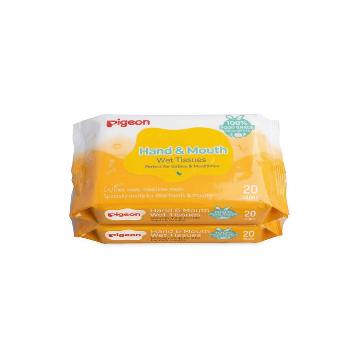Pigeon Hand and Mouth Wet Tissues 20s 2In1 Refill P81405 at Zubaidas