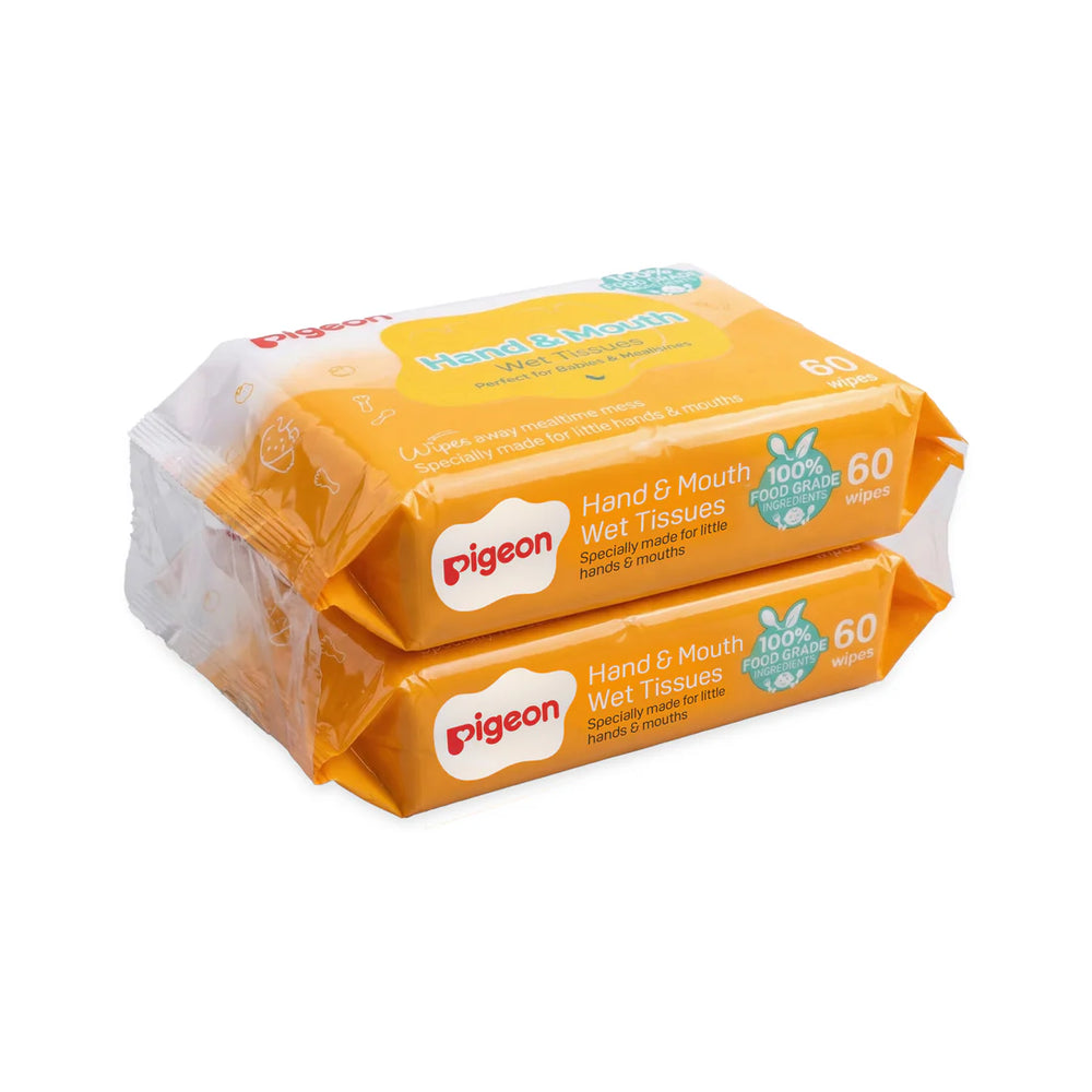 Pigeon Hand and Mouth Wet Tissues 60s 2In1 Refill P81407 at Zubaidas Official Pakistan