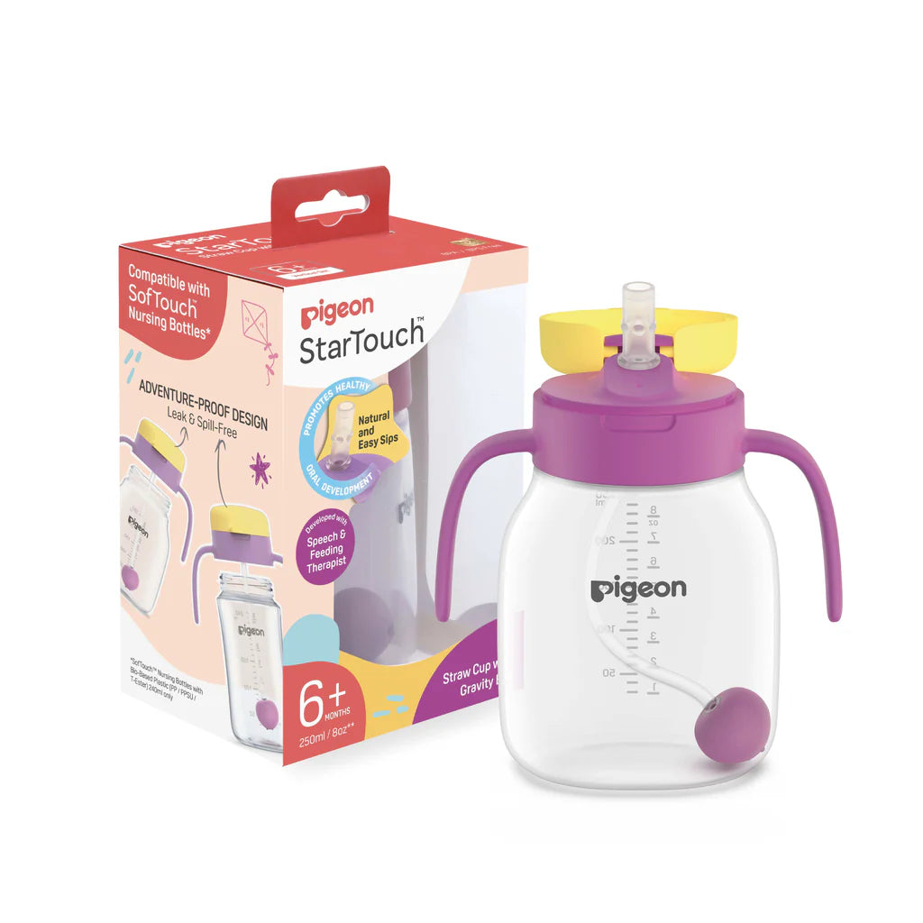 Pigeon StarTouch Straw Cup 250ml Berry Blast D81372 at Zubaidas