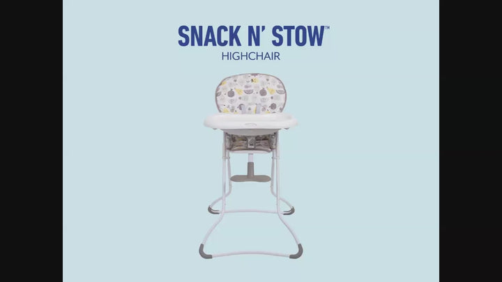 Zubaida's Graco Snack N' Stow High Chair - Summer Fruits