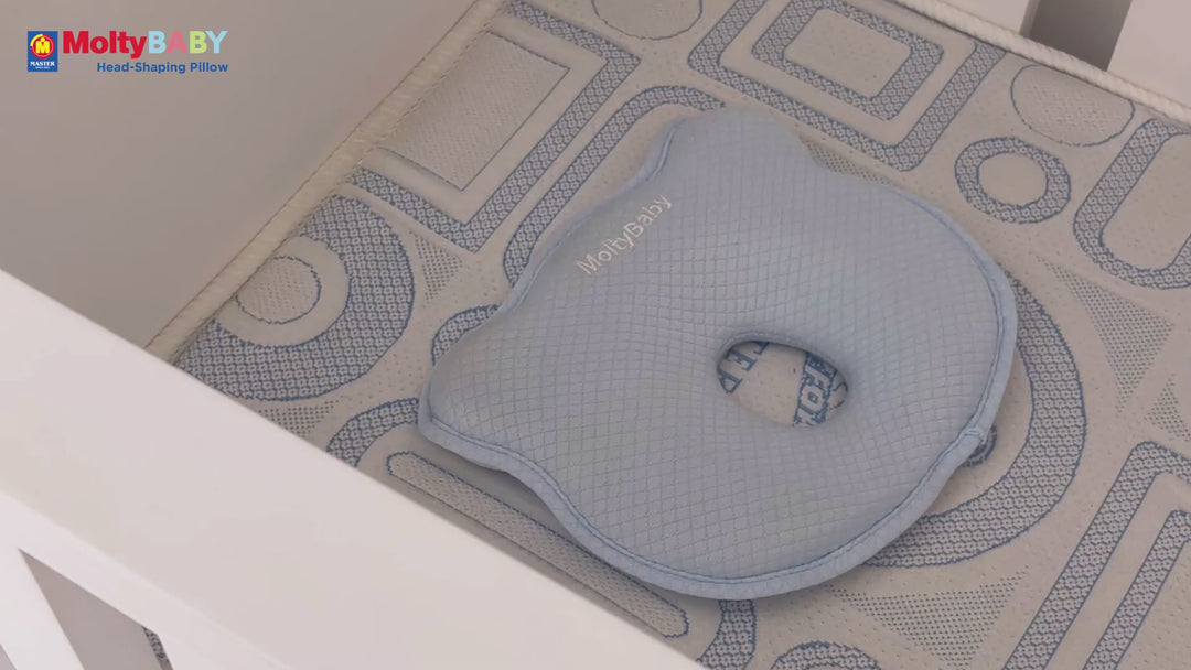 Master Molty Baby Pink Head Shaper Pillow at Zubaidas Best Online Baby and Kids Store in Pakistan for over 50 years