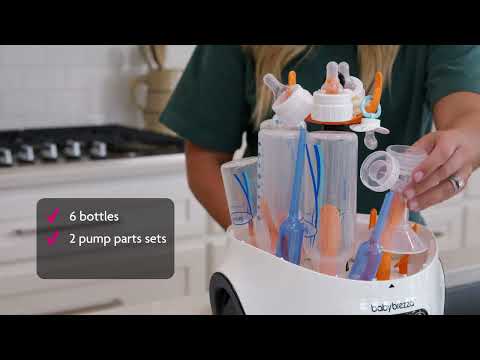 Baby Brezza One Step Baby Bottle Sterilizer and Dryer White BRZ0098 at Zubaidas Pakistan