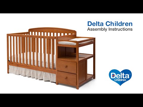 Delta Children Royal Convertible Crib and Changer 74804-026 Grey at Zubaidas Pakistan