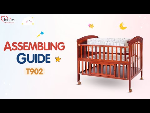 Zubaida's Tinnies Wooden Cot Brown T902-021