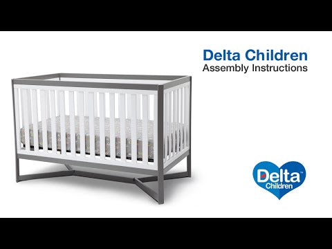 Delta Children Tribeca Convertible Crib 6792-026 Grey at Zubaidas Pakistan