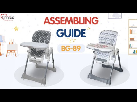 Zubaida's Tinnies Adjustable High Chair Aeroplane Blue BG-89-065