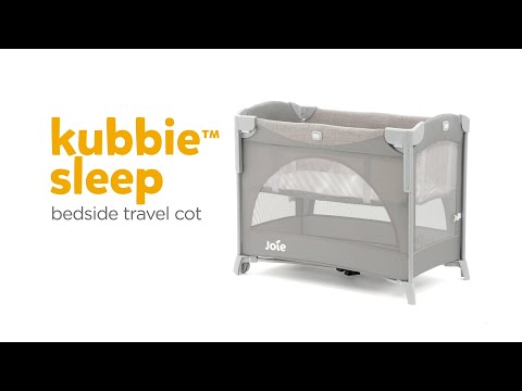 Zubaida’s Joie Bedside Crib & Travel Cot Kubbie™ Sleep Shale (P1807EASHA000)