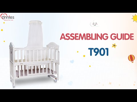 Tinnies® Wooden Cot White T901-034&nbsp;at Zubaidas® - Pakistan’s No. 1 and the most trusted baby and kids store for over 50 years. Shop Online. Nationwide Delivery. Best Prices.