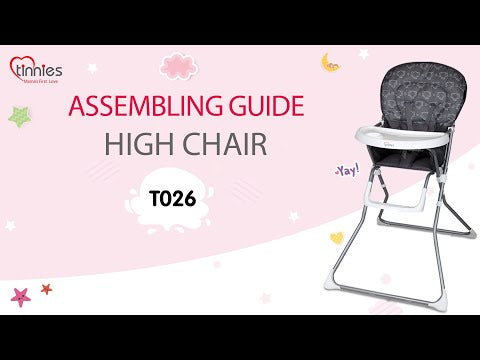 Zubaida's Tinnies Baby High Chair Red (T026-014)