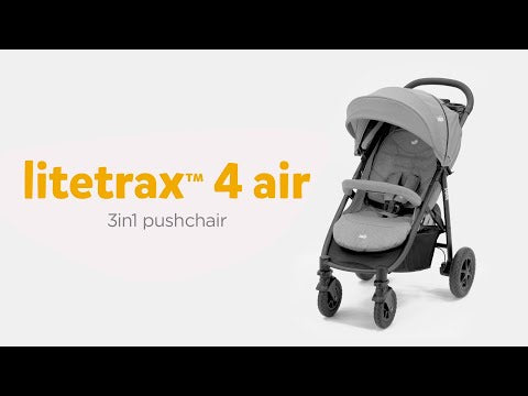 Joie Litetrax 4 Air Stroller Coal S1112WCCOL000 at Zubaidas Official Pakistan