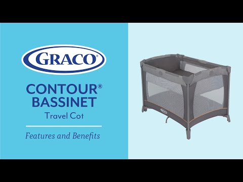 Graco® Contour® Travel Cot with Bassinet Pebble 9E989PBLEU at Zubaidas® - Pakistan’s No. 1 and the most trusted baby and kids store for over 50 years. Shop Online. Nationwide Delivery. Best Prices.