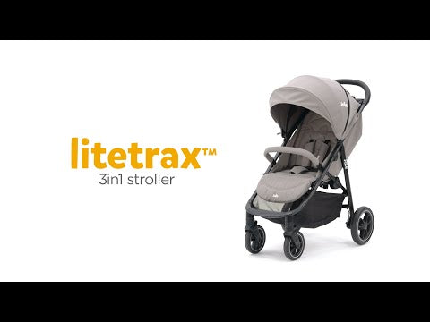 Zubaida’s Joie 3in1 Easy Fold Stroller Litetrax™ Shale (S2213BASHA000)