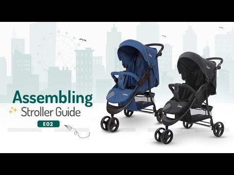 Zubaida's Tinnies Stroller 3 Wheeler Blue (E02-012)