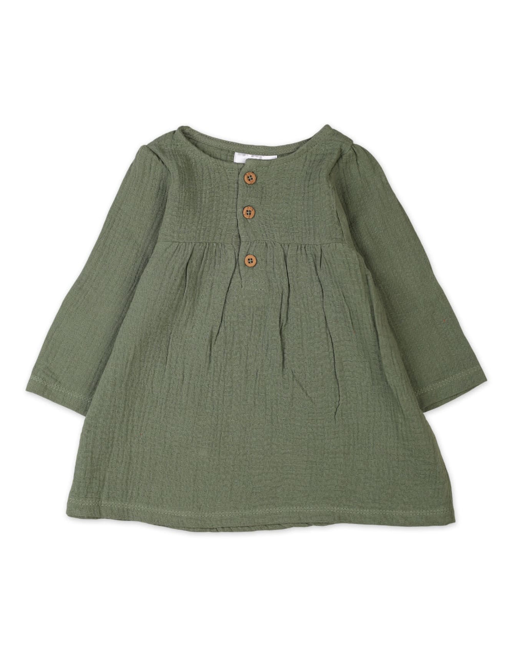 Stylish 3 Pieces Winter Suit Sets Bambies Olive Tunic, Playful Print Leggings and Headband at Zubaidas Pakistan