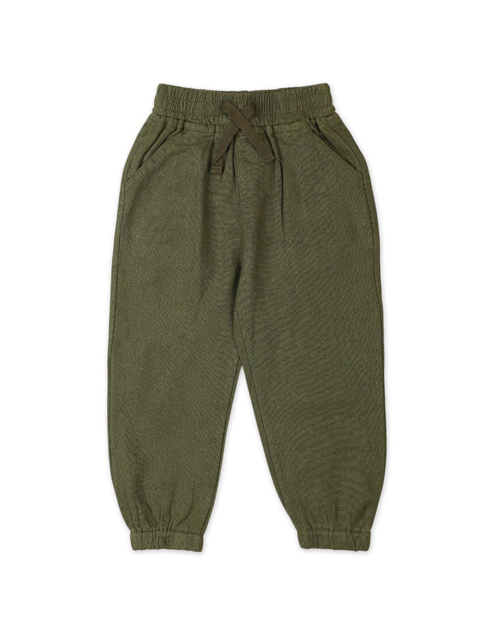 Stylish Winter Wear Sets Bambies Striped Shirt and Soft Olive Green Trousers at Zubaidas Offical Pakistan