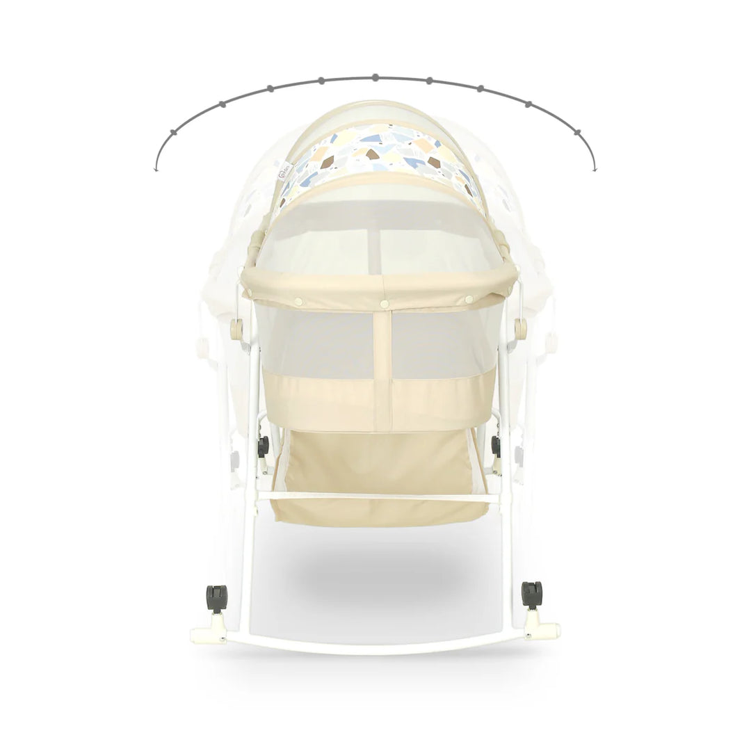 Tinnes Portable Baby Cradle Beige T804 at Zubaidas Best Online Baby and Kids Shop in Pakistan