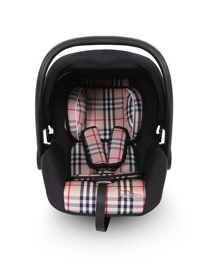 Tinnies 2-in-1 Baby Car Seat Newborn To 18 Months (Beige Check, Unisex) T008 019 at Zubaidas Official Pakistan