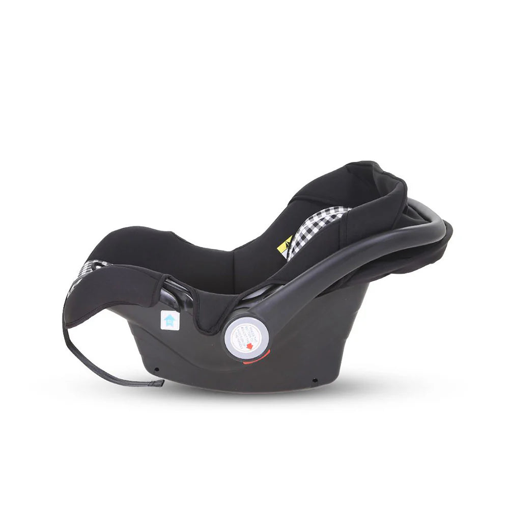 Tinnies 2-in-1 Baby Carrier and Car Seat – Newborn To 18 Months (Black Check, Unisex) T008 017 at Zubaidas Best Online Baby Store in Pakistan