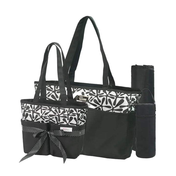 Tinnies Baby Diaper Bag Set Black T5003-F at Zubaidas