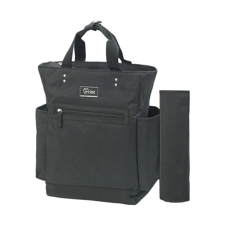 Tinnies Baby Diaper Bagpack Minimal Textured Black T5006-C at Zubaidas