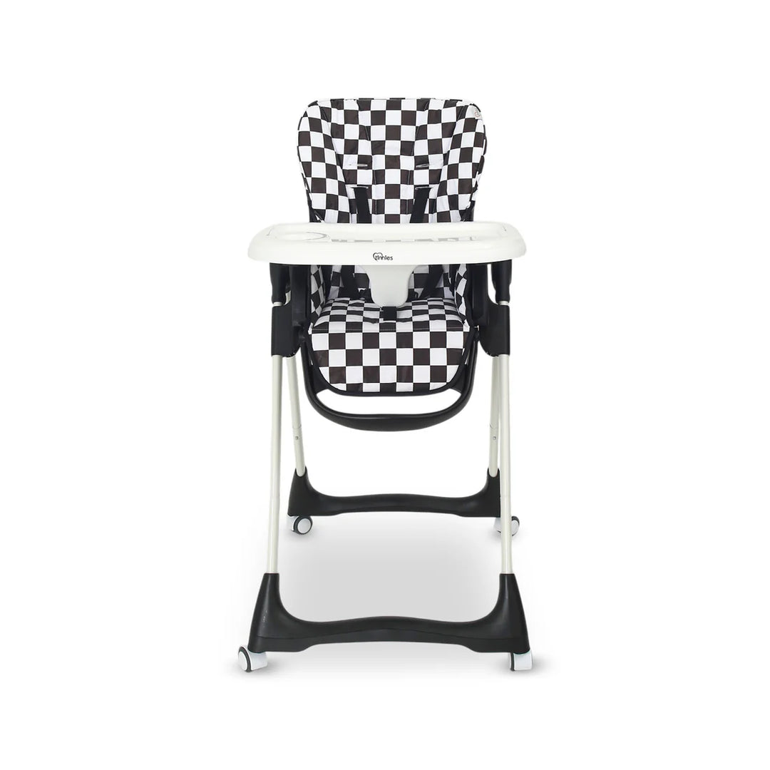 Tinnies Baby High Chair Checkered Pattern T024-C at Zubaidas Online Pakistan