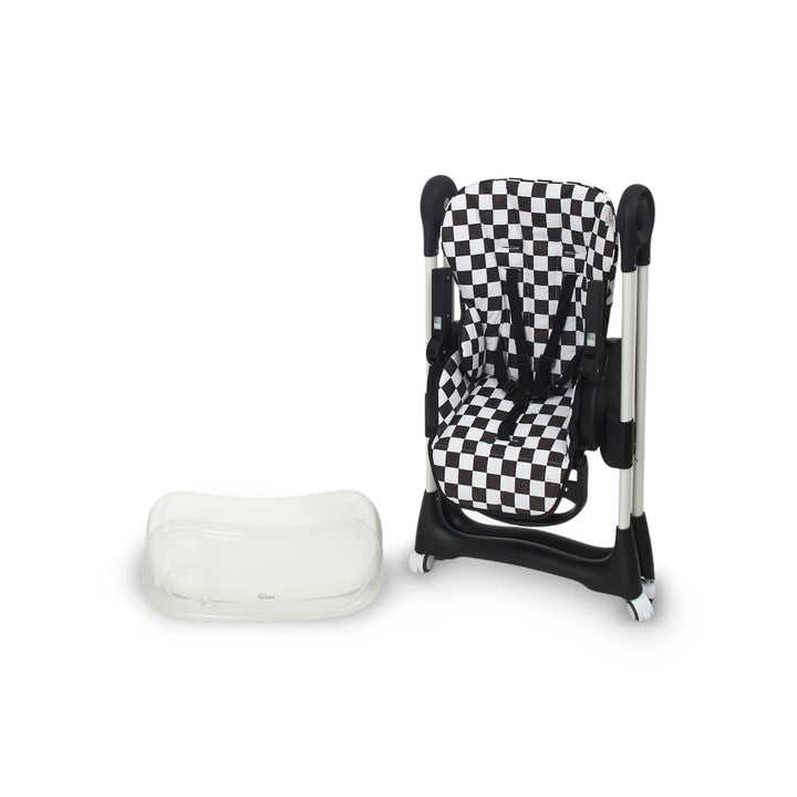 Tinnies Baby High Chair Checkered Pattern T024-C at Zubaidas Best Baby and Kids Store in Pakistan