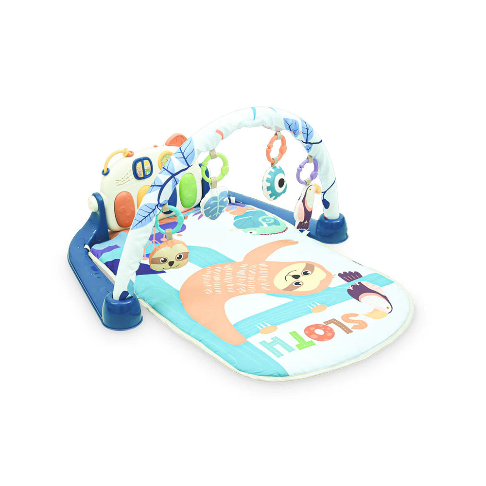 Tinnies Baby Pedal Piano and Playing Mat Blue T713 at Zubaidas