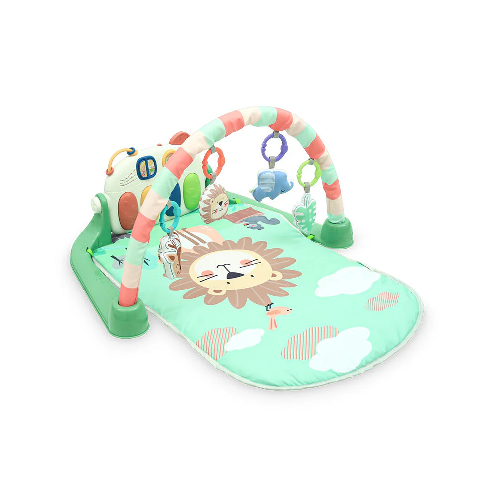 Tinnies Baby Pedal Piano and Playing Mat Green T714 at Zubaidas