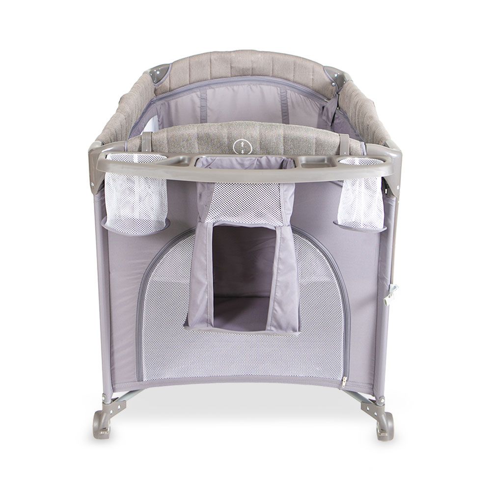 Tinnies Baby Playpen with Storage Grey T302 022 at Zubaidas Offical Online Baby Store Pakistan