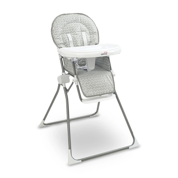 Tinnies Premium Chevron Foldable High Chair T021 at Zubaidas