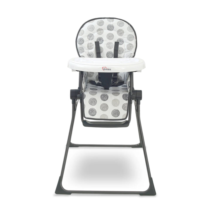 Tinnies Premium Grey Polka Dot Foldable High Chair T020 at Zubaidas Official Pakistan