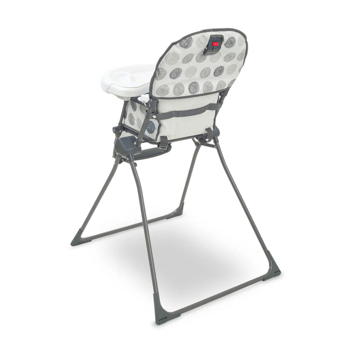 Tinnies Premium Grey Polka Dot Foldable High Chair T020 at Zubaidas Best Baby and Kids Shop in Pakistan