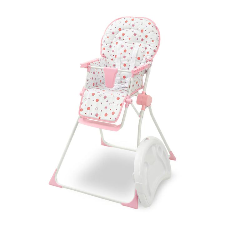 Tinnies Premium Polka Dot Foldable High Chair T022 at Zubaidas Best Online Baby and Kids Store in  Pakistan