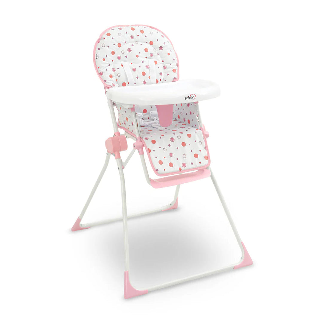 Tinnies Premium Polka Dot Foldable High Chair T022 at Zubaidas