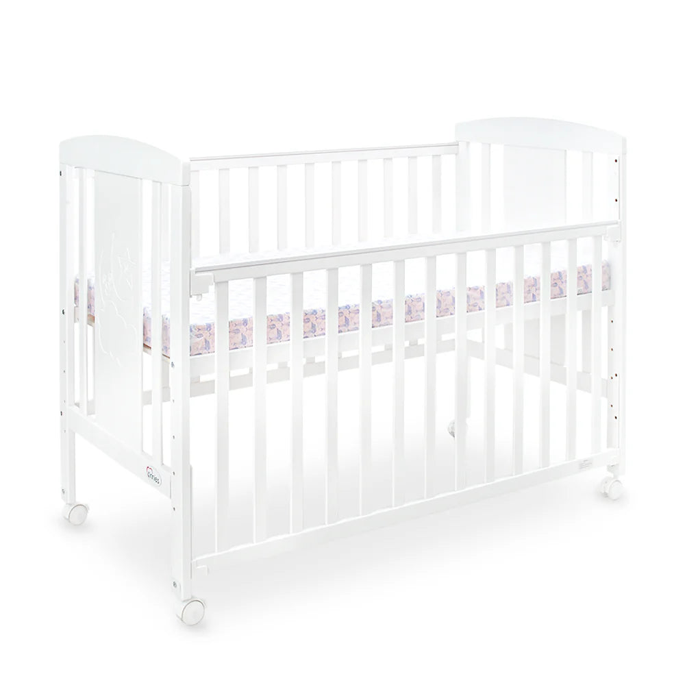 Tinnies Wooden Cot White T903 at Zubaidas Online Pakistan