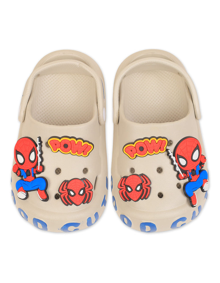 Toddler Boy and Girl Crocs Spiderman Grey at Zubaidas