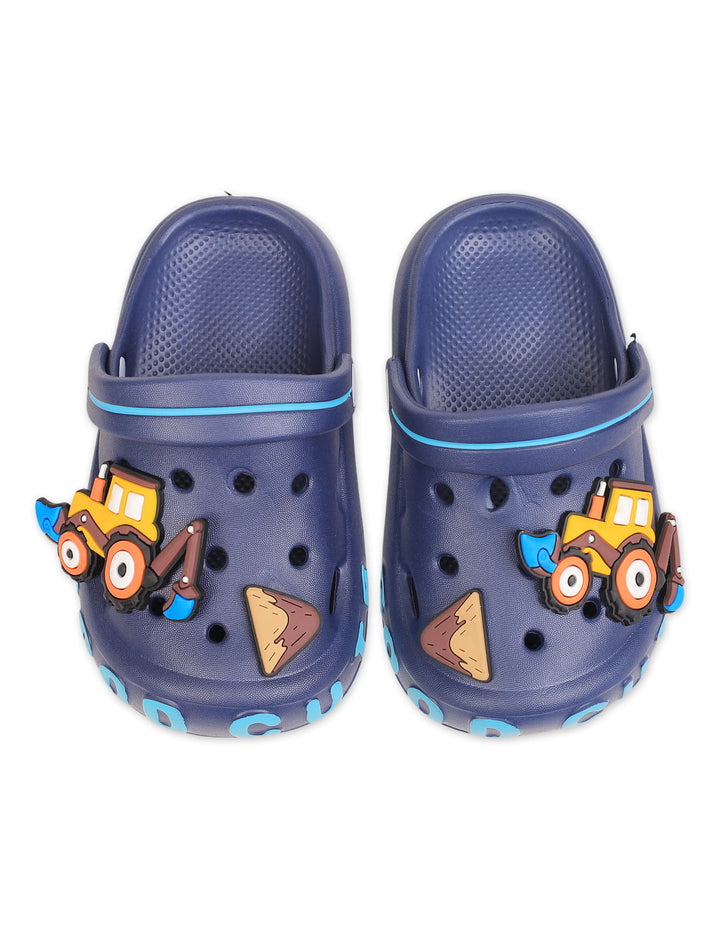 Toddler Boy Crocs Construction Vehicle Navy Blue at Zubaidas