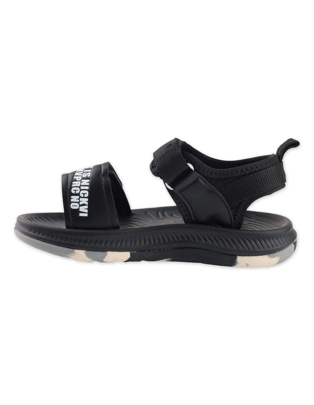 Toddler Boy Sandals Dual Strap Sporty Black at Zubaidas Online Pakistan
