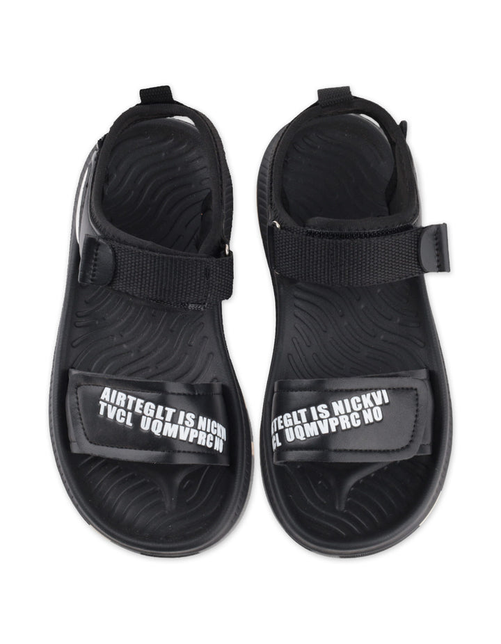 Toddler Boy Sandals Dual Strap Sporty Black at Zubaidas