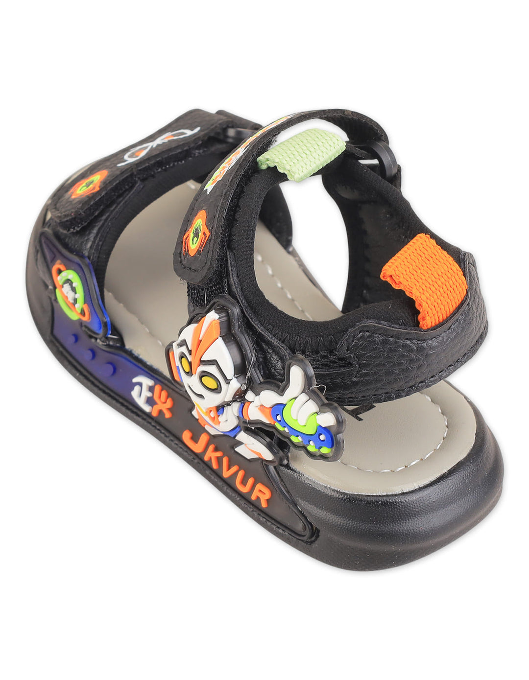 Toddler Boy Sandals Ultimate Spiderman Black and Orange at Zubaidas Online Pakistan