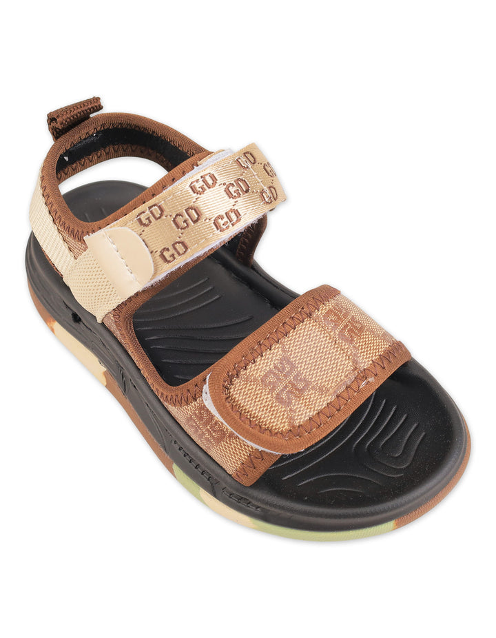 Toddler Boys Sandals Dual Strap Brown at Zubaidas Official Pakistan