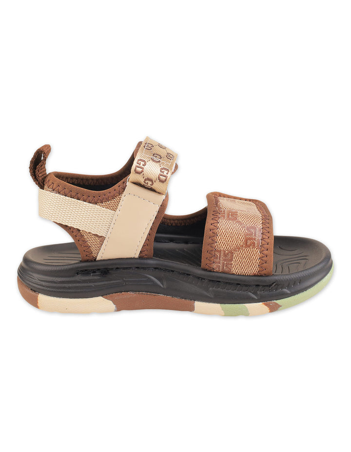 Toddler Boys Sandals Dual Strap Brown at Zubaidas Online Pakistan