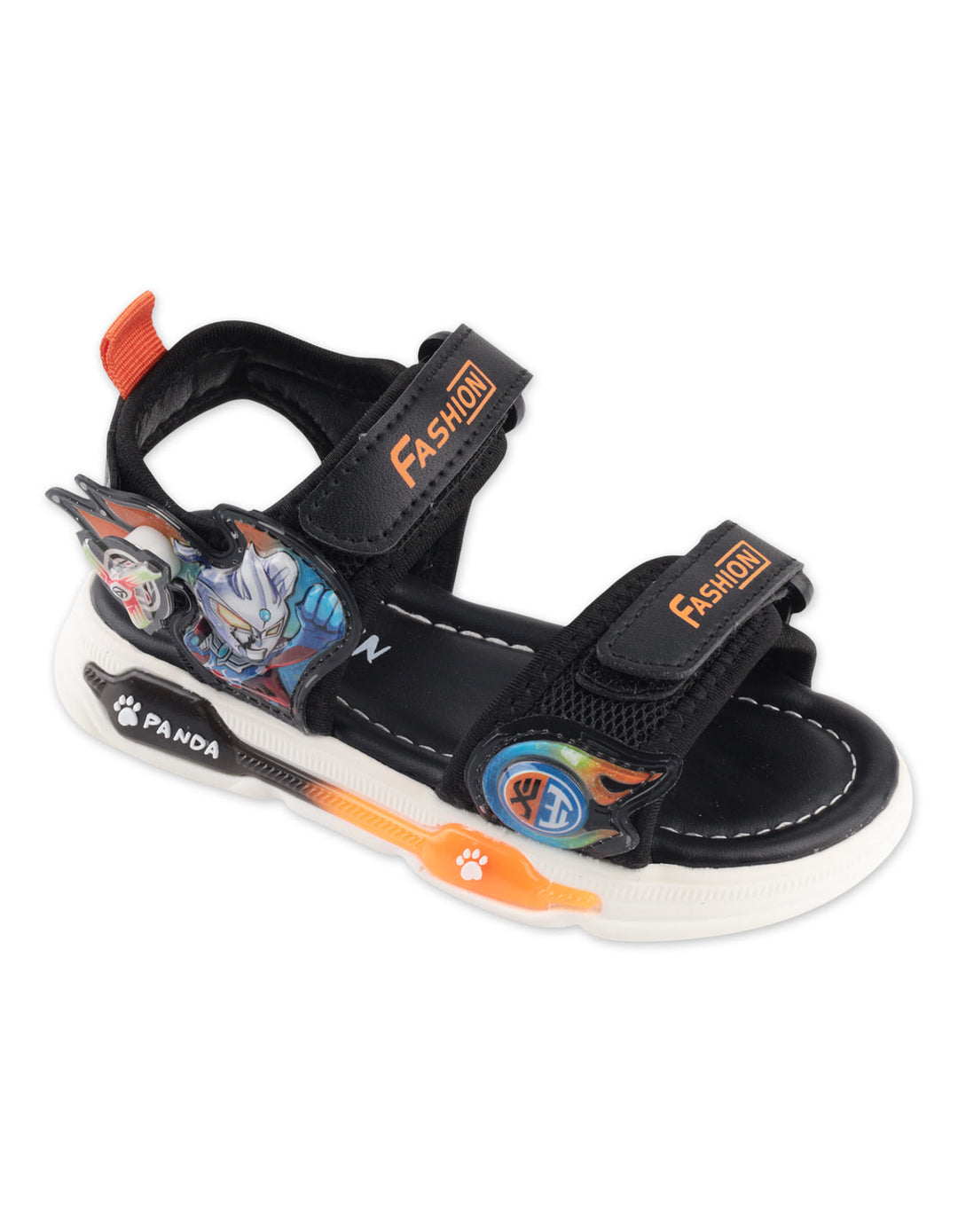 Toddler Boys Sandals Ultraman Orange and Black at Zubaidas Official Pakistan