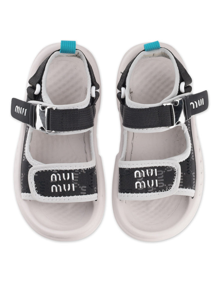 Toddler Boys Sporty Sandals Black and Grey at Zubaidas Pakistan