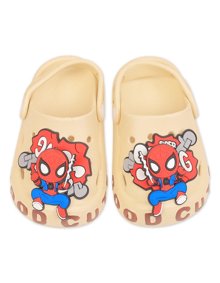 Toddler Crocs Spiderman Beige at Zubaidas