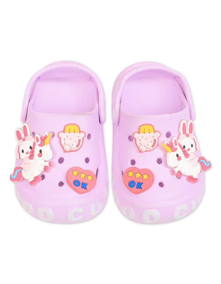Toddler Girl Crocs with Unicorn and Bunny Charms Purple at Zubaidas
Best baby Shop Pakistan