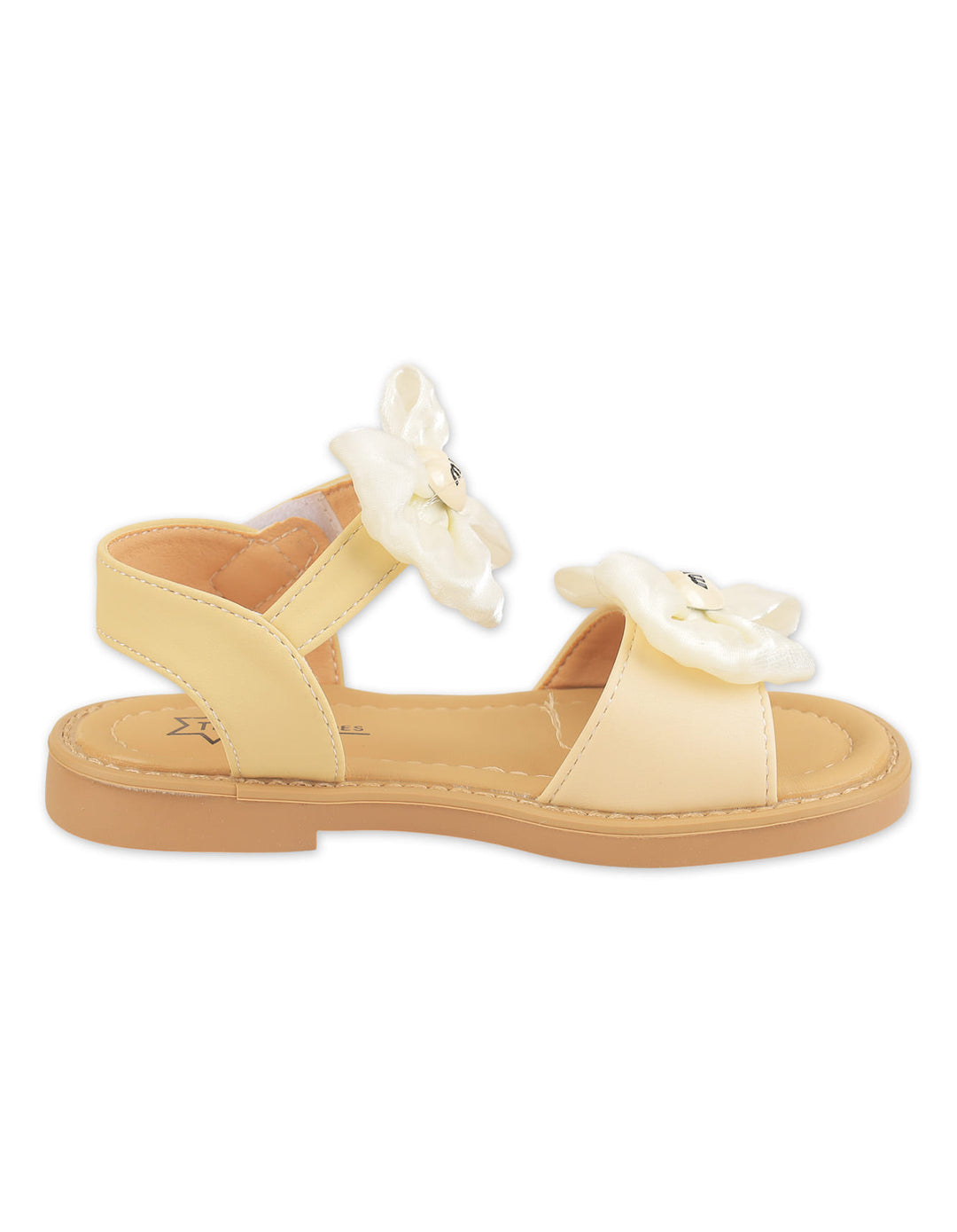 Toddler Girl Sandals Double Bow Beige at Zubaidas Online Pakistan