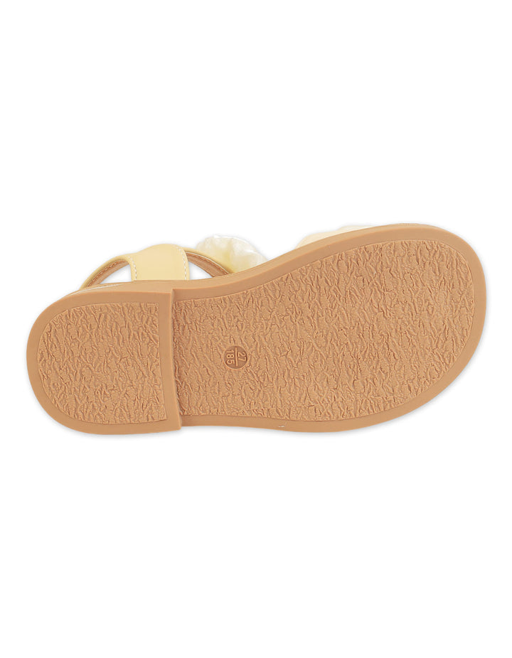 Toddler Girl Sandals Double Bow Beige at Zubaidas Best Online Baby Shop in Pakistan