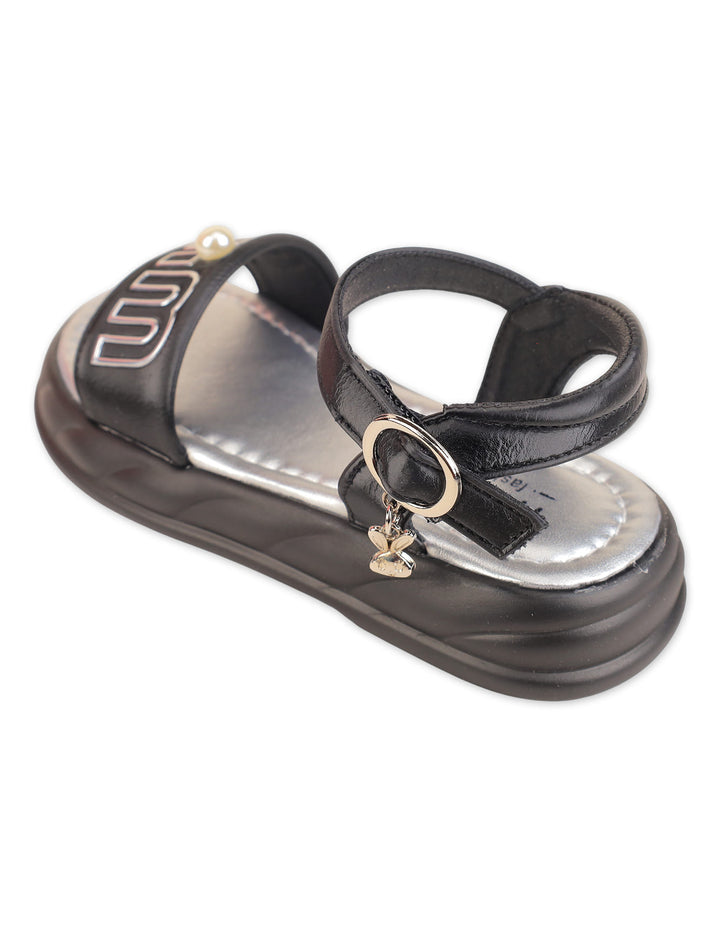 Toddler Girl Sandals Pearl Black at Zubaidas Best Online Baby Shop in Pakistan