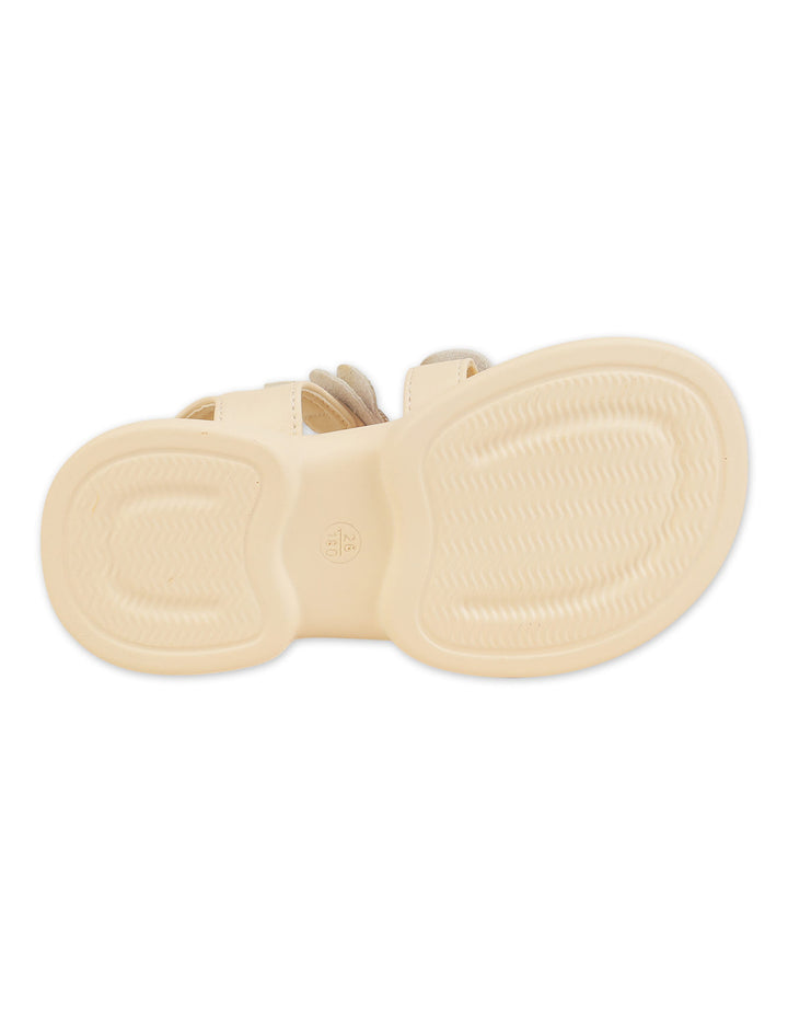 Toddler Girl Sandals Triple Bow Beige at Zubaidas Best Online Baby Shop in Pakistan